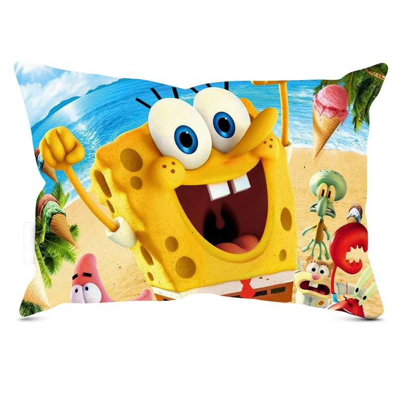 رو بالشی مدل باب اسفنجی دو رو طرح دار کد 1402120