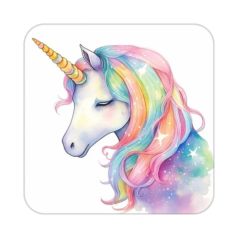 زیر لیوانی کاکتی طرح اسب تک شاخ و یونیکورن مدل mp33187