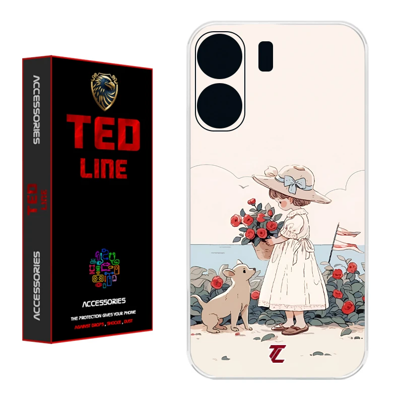 کاور تدلاین طرح دختر کد 1208 مناسب برای گوشی موبایل شیائومی Redmi 13C / Poco C65