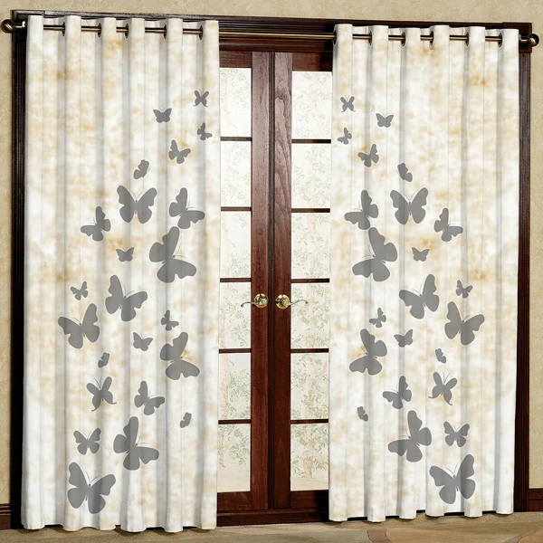 پرده مدل مخمل پانچی کد 7753 سایز 280x140 سانتی متر