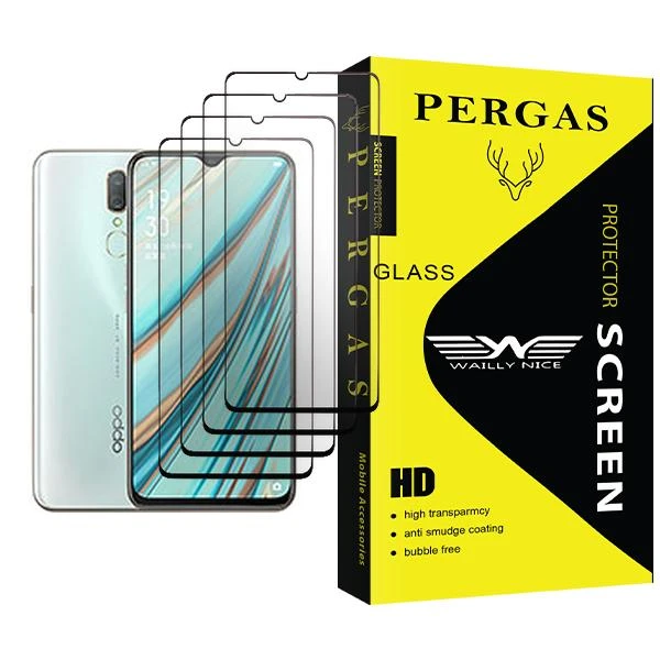محافظ صفحه نمایش وایلی نایس مدل Pergas Glass MIX004 مناسب برای گوشی موبایل اوپو A9 بسته چهار عددی