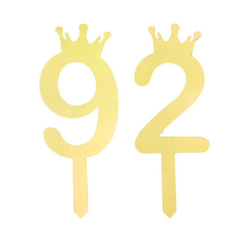 تاپر کیک هانستو مدل عدد 92 کد TPN92 مجموعه 2 عددی