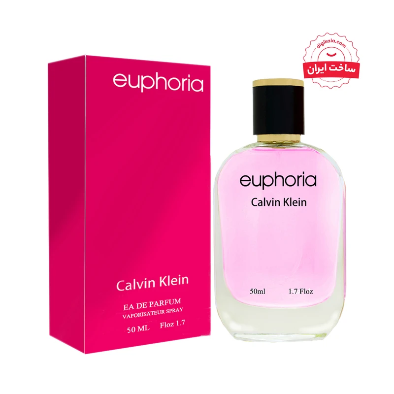 ادوپرفیوم زنانه نیفتی مدل ایفوریا کالوین کلین حجم 50 میلی‌لیتر