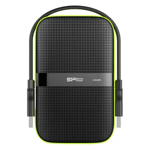 هارد اکسترنال سیلیکون پاور مدل Armor A60 ظرفیت یک ترابایت دارای رابط USB Type-A 3.2