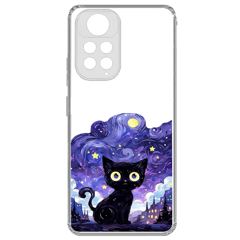 کاور طرح Purple Cat مناسب برای گوشی موبایل شیامی Redmi Note 12 Pro 4G