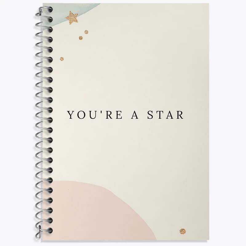 دفتر نت موسیقی 50 برگ خندالو طرح You're Star کد N2286