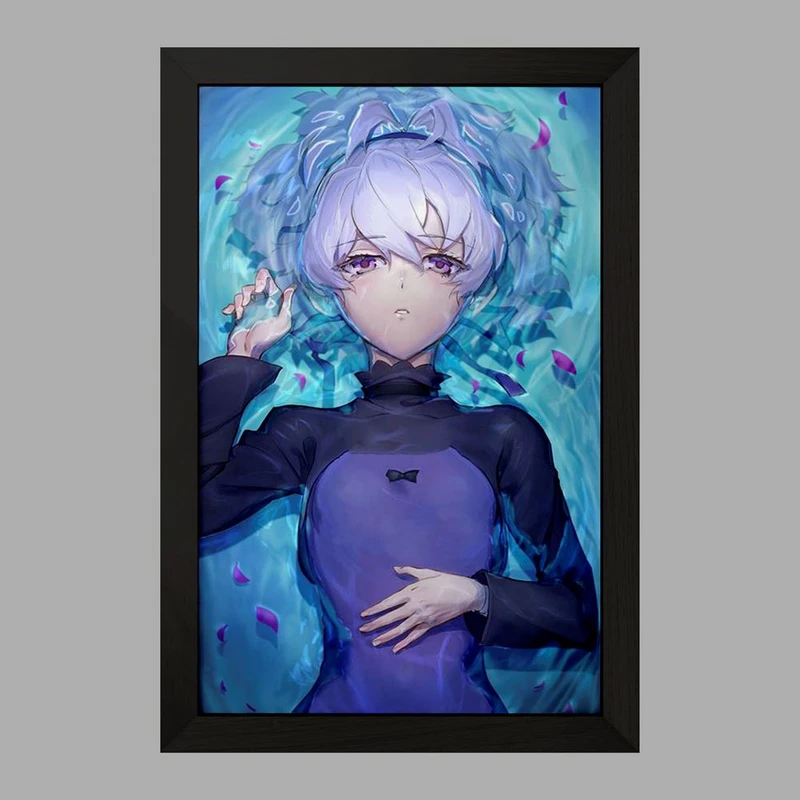 تابلو خندالو مدل یین انیمه تاریکتر از سیاهی Darker Than Black  کد 23437