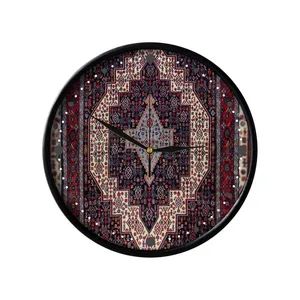 ساعت دیواری مدوپد طرح فرش سنندج مدل C-Sanandaj21