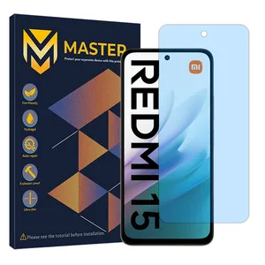 Master Resistant model matte anti blue ray screen protector suitable for Xiaomi Redmi 15 4G mobile phone