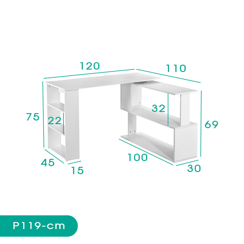 میز کارشناسی اسمردیس مدل P119 - MDF میز کارشناسی اسمردیس مدل P119 - MDF