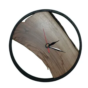 ساعت دیواری طرح روستیک مدل آبنوس 