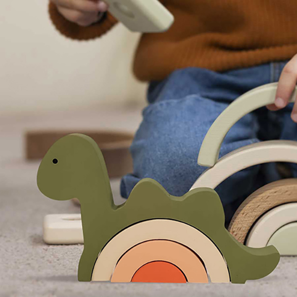 استند رومیزی کودک طرح پازل دایناسور مدل MKT16-G