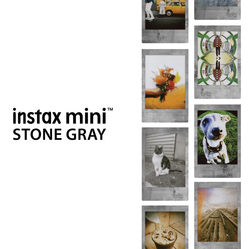 عکس شماره 2 : فیلم چاپ سریع فوجی فیلم مدل instax mini stone gray