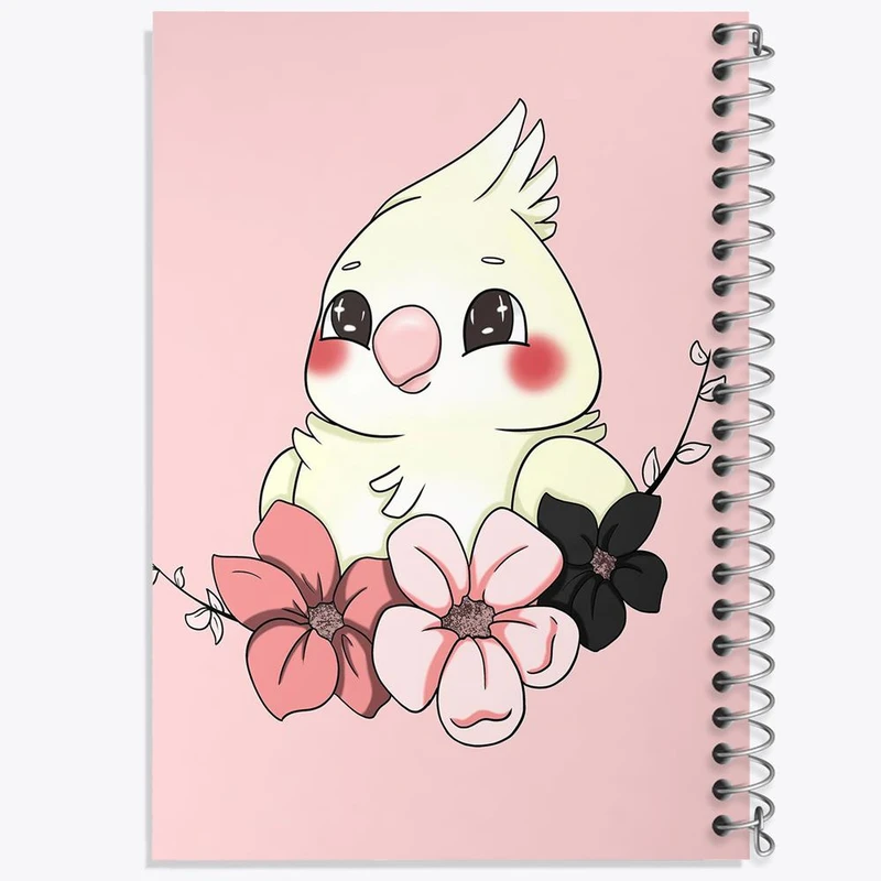 دفتر ژورنال نویسی 50 برگ خندالو مدل نقطه ای طرح عروس هلندی کد 29555