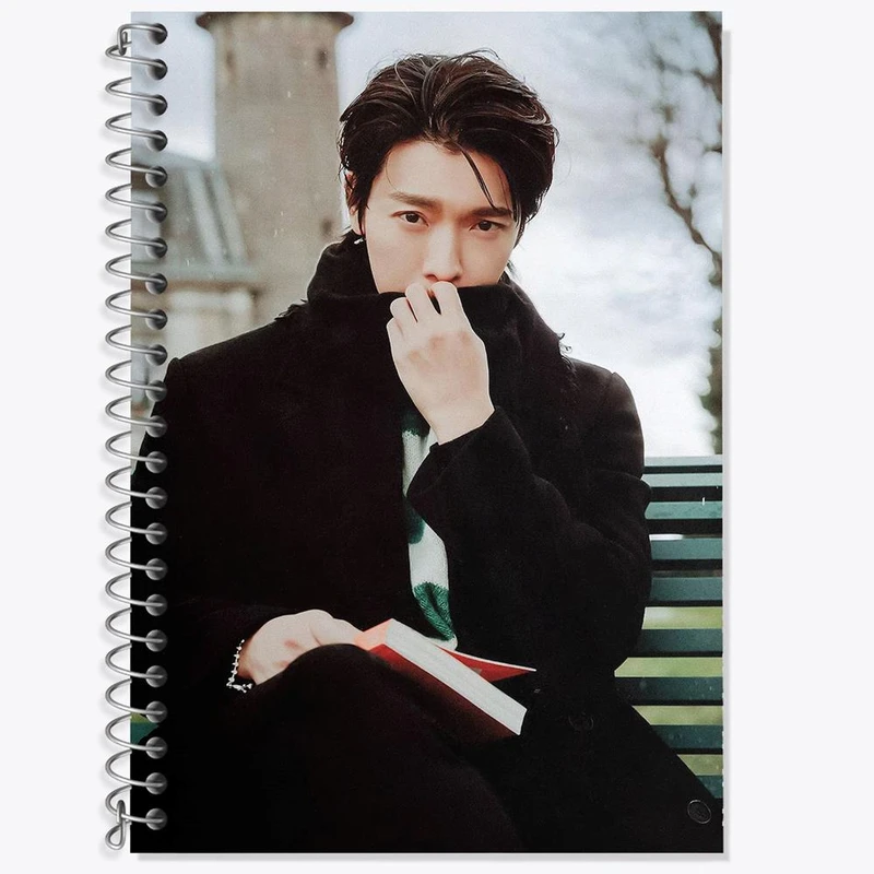 دفتر زبان 50 برگ خندالو مدل دو خط طرح دونگهه گروه سوپر جونیور Super Junior کد 12162