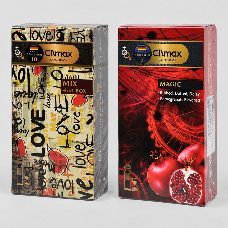 کاندوم کلایمکس مدل Mix بسته 12 عددی به همراه کاندوم کلایمکس مدل Magic بسته 12 عددی
