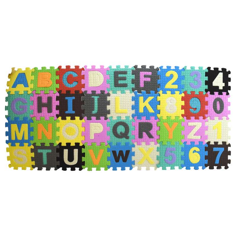 کفپوش تاتامی مدل الفبای انگلیسی بسته 36 عددی