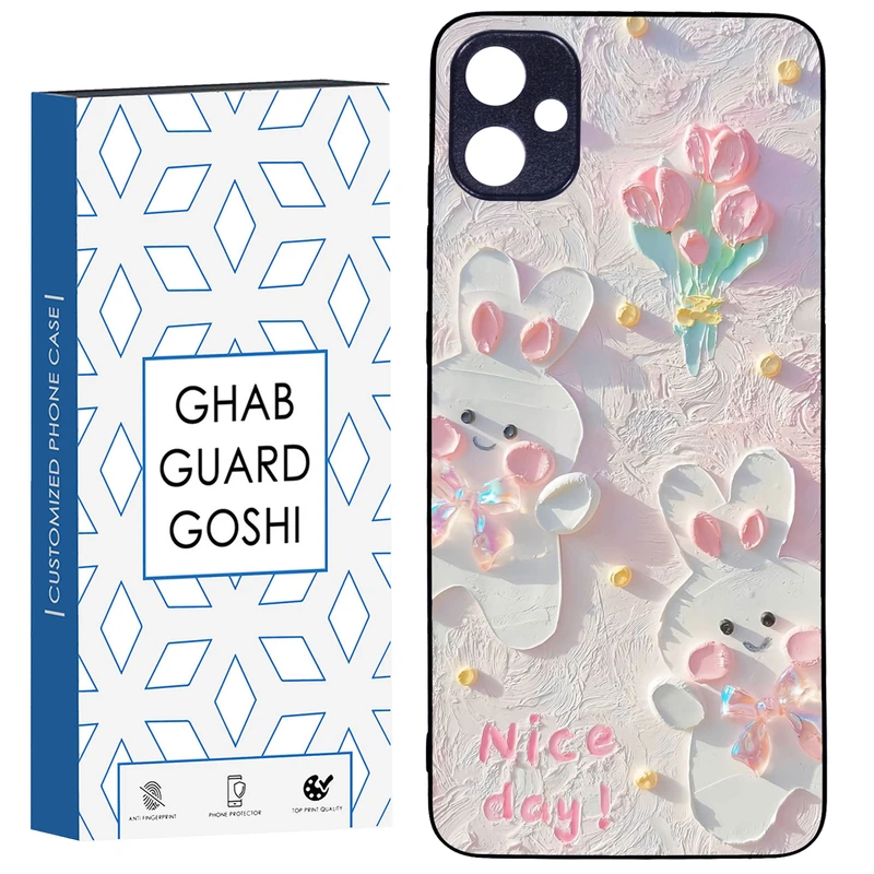 کاور قاب گارد گوشی طرح گل کد TPU-214 مناسب برای گوشی موبایل سامسونگ Galaxy A05