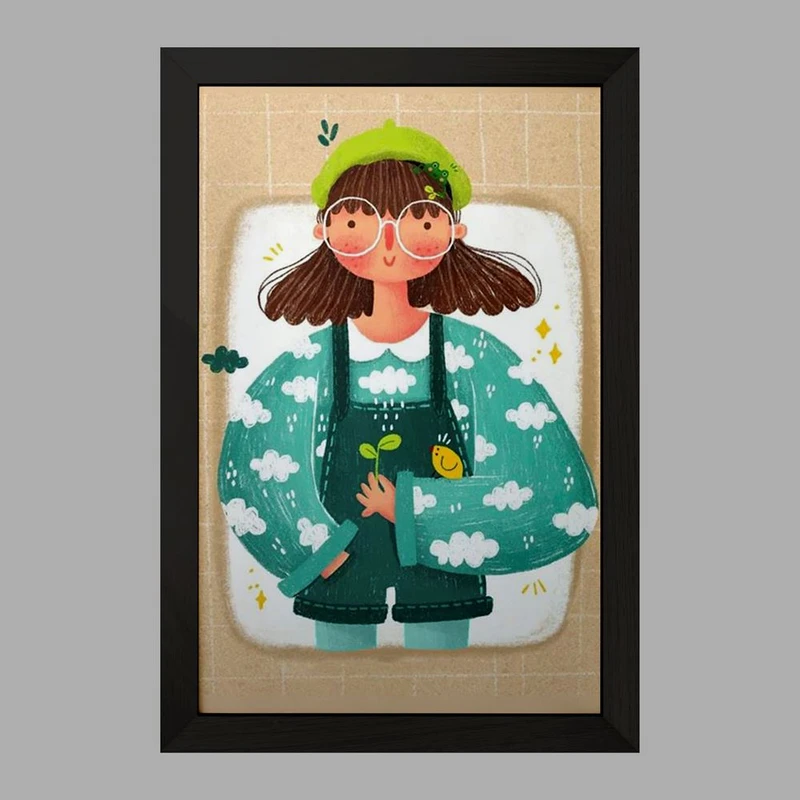 تابلو خندالو مدل دخترانه فانتزی کد 25731