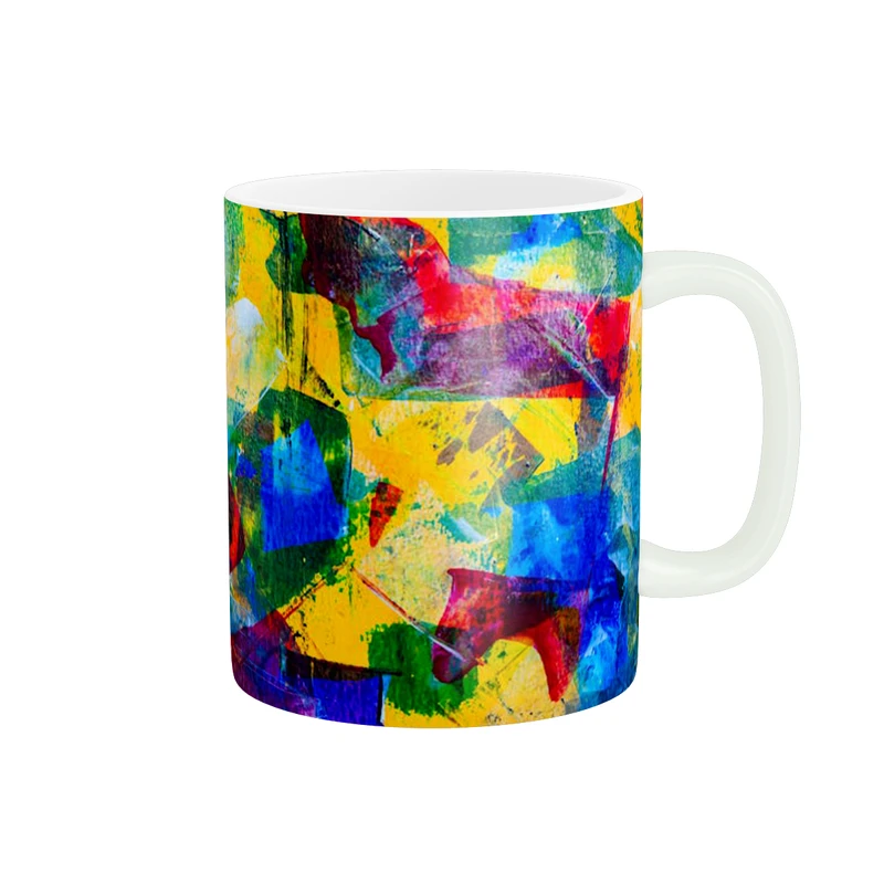 ماگ مدل هنری ترکیب رنگ ها کد 589