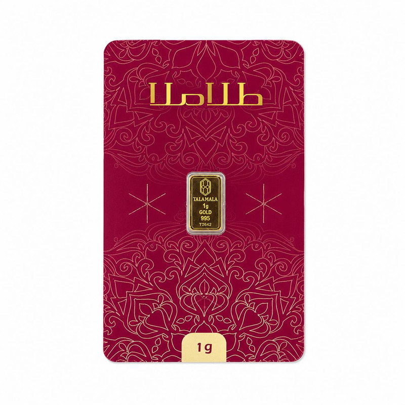 شمش طلا 24 عیار طلا ملا مدل TM1