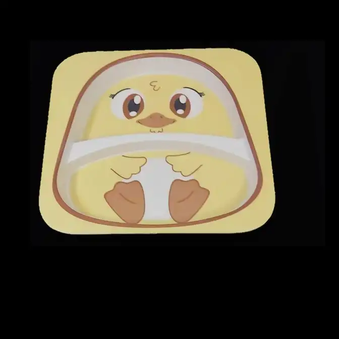 بشقاب کودک مدل جوجه کد B106