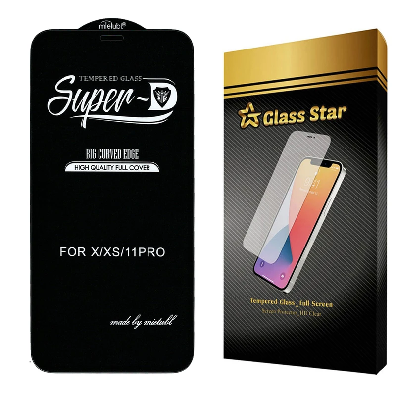 محافظ صفحه نمایش گلس استار مدل SUGA مناسب برای گوشی موبایل اپل iPhone XS