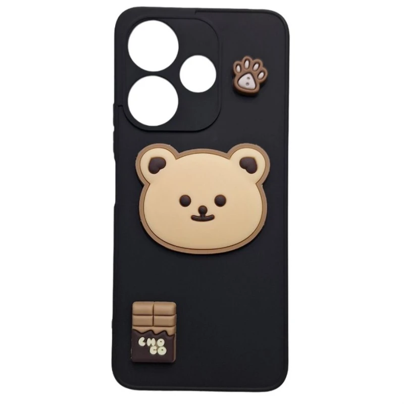 کاور طرح عروسک خرسی مدل Redmi13 مناسب برای گوشی موبایل شیائومی Redmi 13 4G