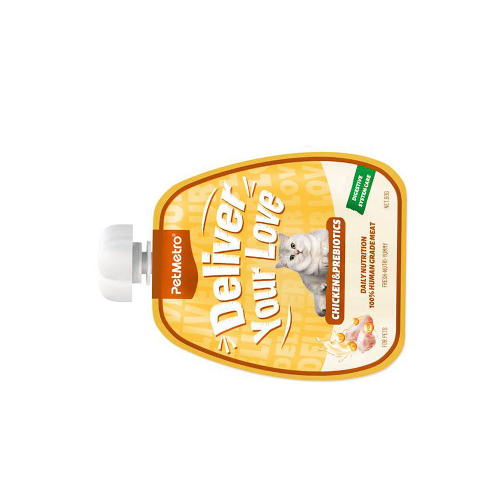 پودینگ گربه پت مترو مدل پروبیوتیک طعم مرغ وزن 60 گرم