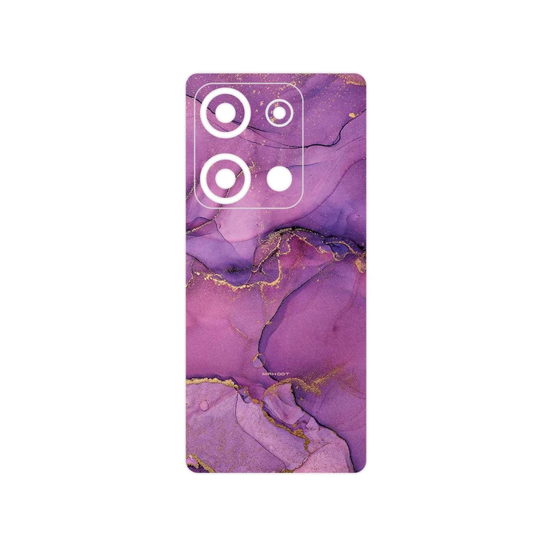 برچسب پوششی ماهوت مدل Purple Marble مناسب برای گوشی موبایل شیائومی Redmi Note 14S
