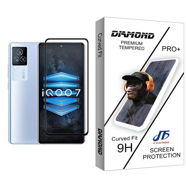 محافظ صفحه نمایش جی اف مدل Diamond Glass MIX001 مناسب برای گوشی موبایل ویوو iQOO 7