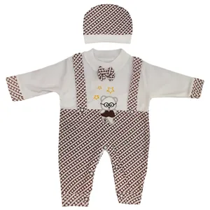 ست سرهمی و کلاه نوزادی کد m86