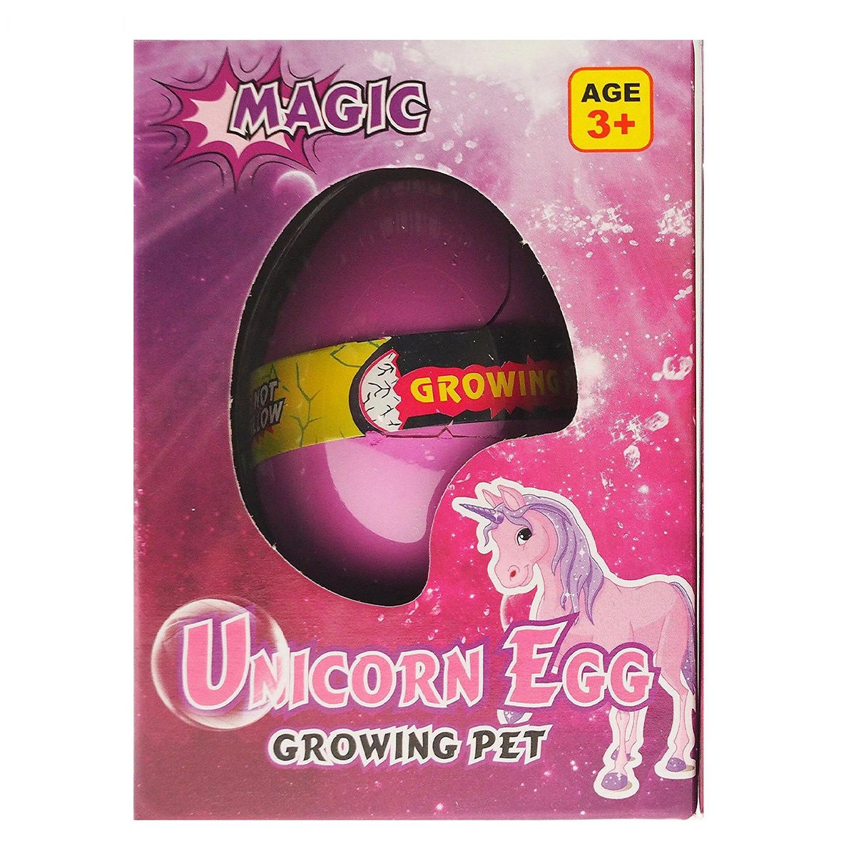 اسباب بازی شانسی مدل Unicorn Egg Growing Pet