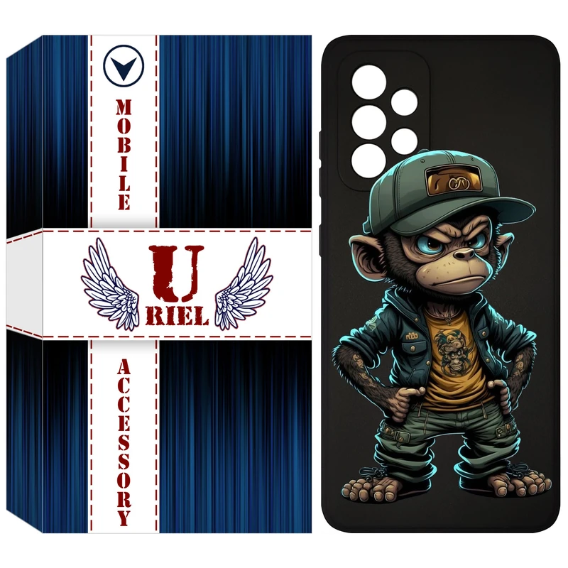 کاور یوریل مدل KSH کد 37 طرح Monkey مناسب برای گوشی موبایل سامسونگ Galaxy A33 5G