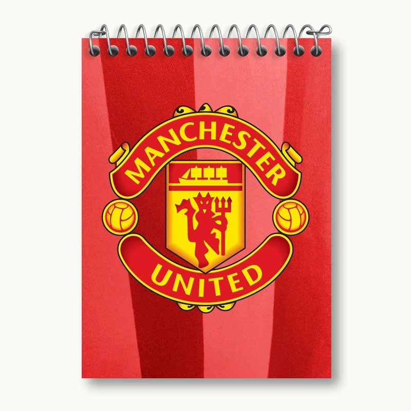 دفتر یادداشت 50 برگ خندالو مدل باشگاه منچستر یونایتد کد 26515