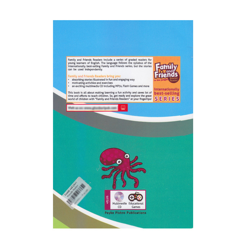 کتاب Family And Friends Starter Reader In The Jungle اثر Abdollah Ghanbari And Arash Ghanbari انتشارات الوندپویان کتاب Family And Friends Starter Reader In The Jungle اثر Abdollah Ghanbari And Arash Ghanbari انتشارات الوندپویان