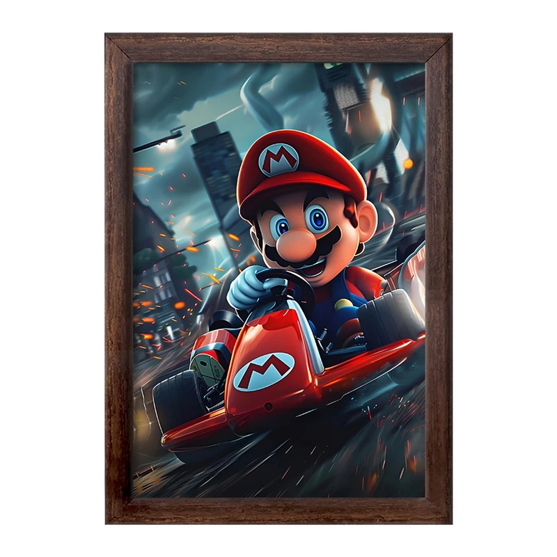 تابلو خندالو طرح سوپر ماریو (Super Mario) کد F7182