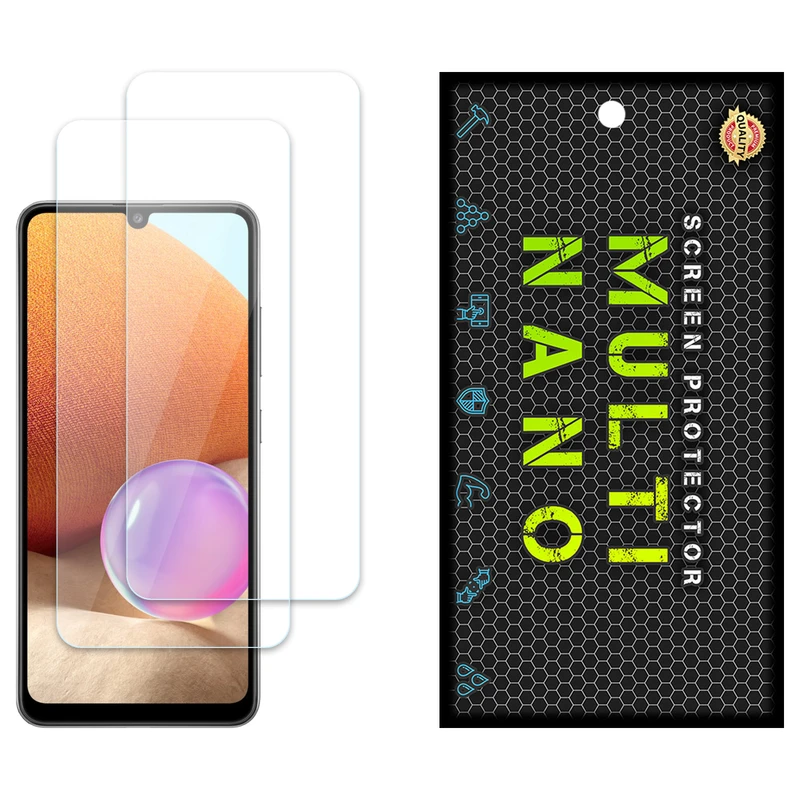 محافظ صفحه نمایش مولتی نانو مدل X-S2N مناسب برای گوشی موبایل سامسونگ Galaxy A32 4G بسته دو عددی