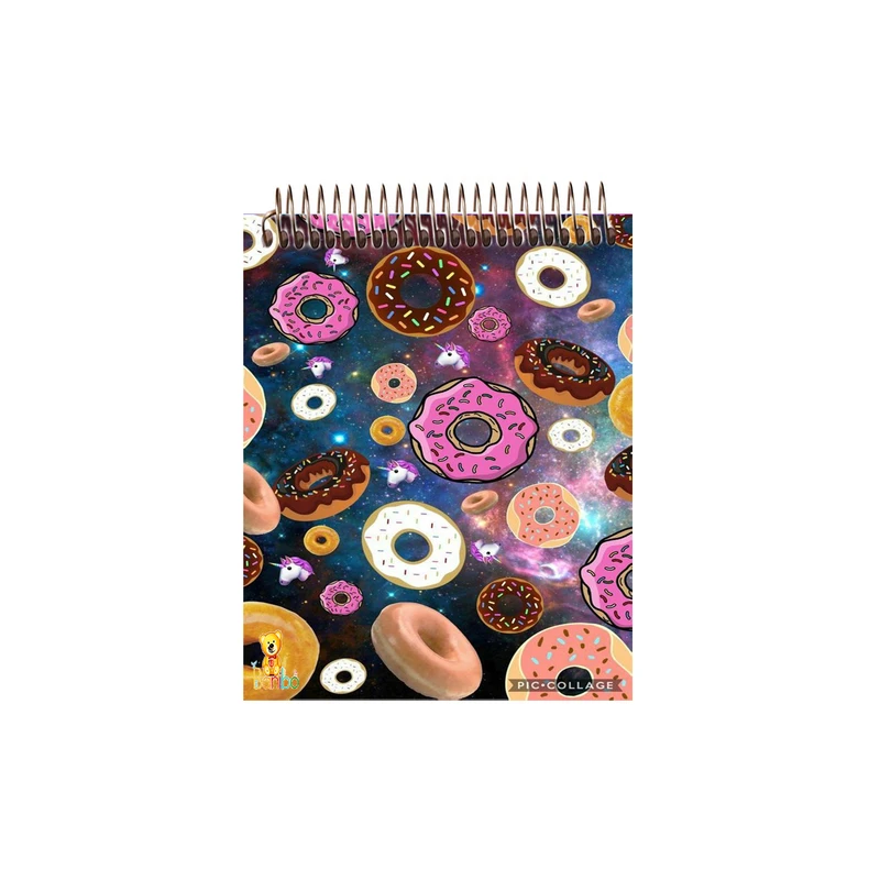 دفتر نقاشی 50 برگ بانیبو مدل دونات کد 854