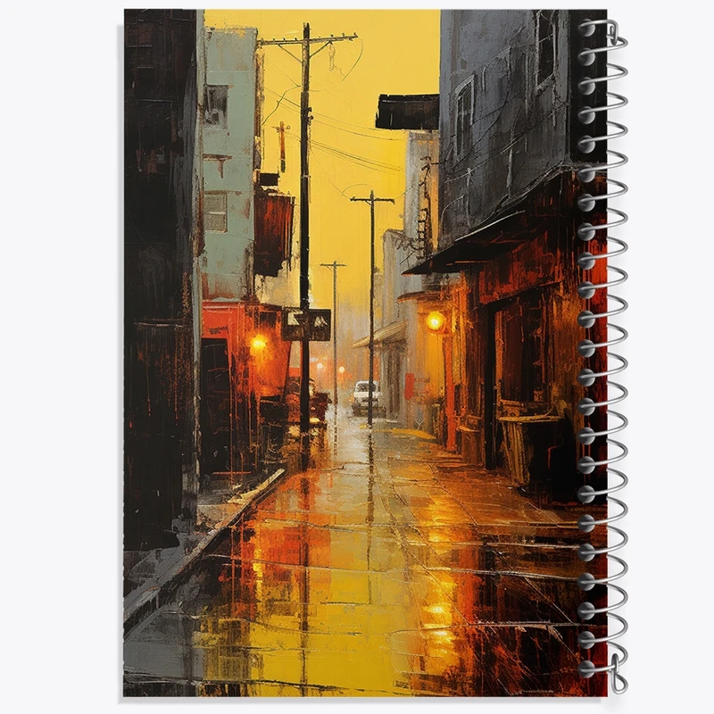 دفتر شطرنجی 50 برگ خندالو مدل خیابان کد F418