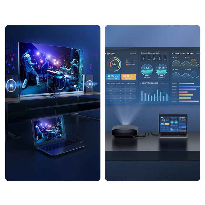 کابل HDMI باسئوس مدل CAKGQ-A01 طول 1 متر