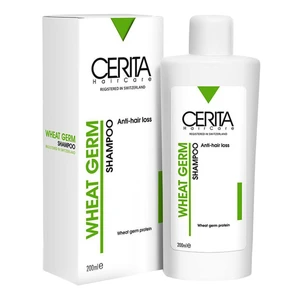 شامپو تقویت-کننده و ضد ریزش مو سریتا مدل جوانه گندم مناسب برای انواع مو حجم 200 میلی-لیتر