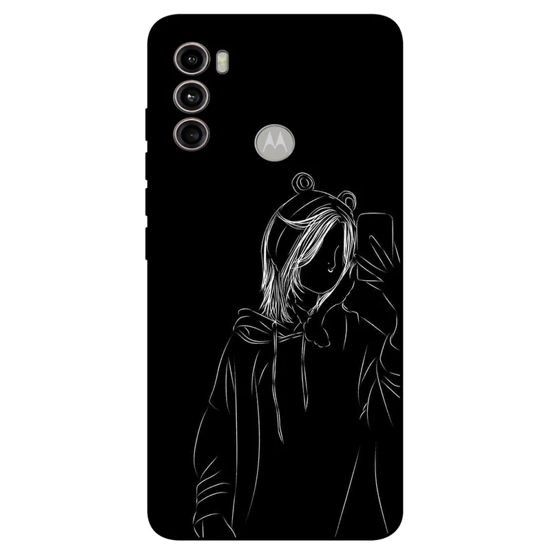 کاور مگافون طرح دخترانه مدل 1841 مناسب برای گوشی موبایل موتورولا Moto G60