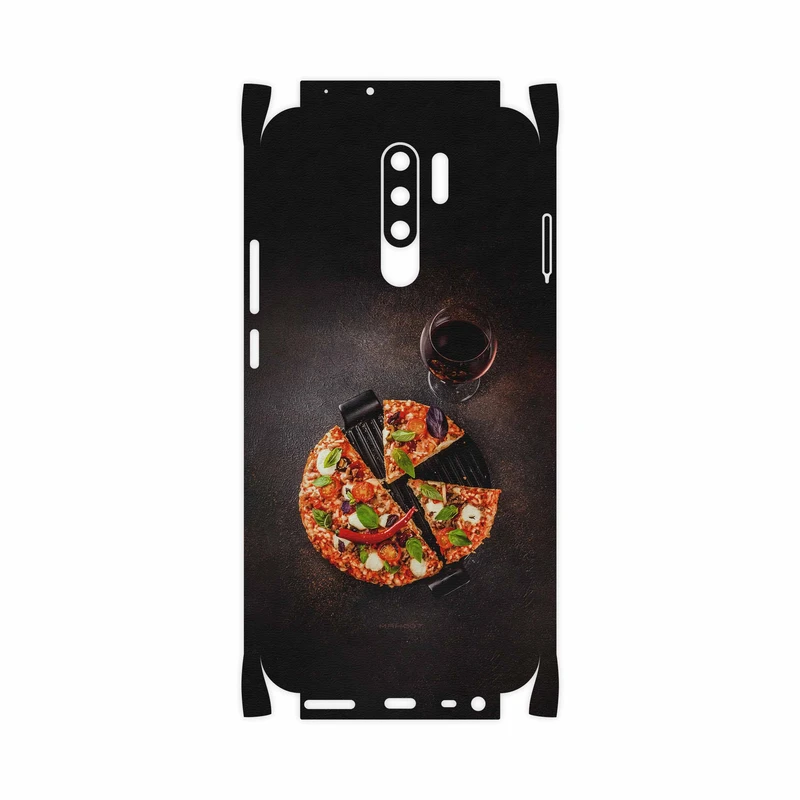 برچسب پوششی ماهوت مدل Pizza-FullSkin مناسب برای گوشی موبایل شیائومی Redmi 9