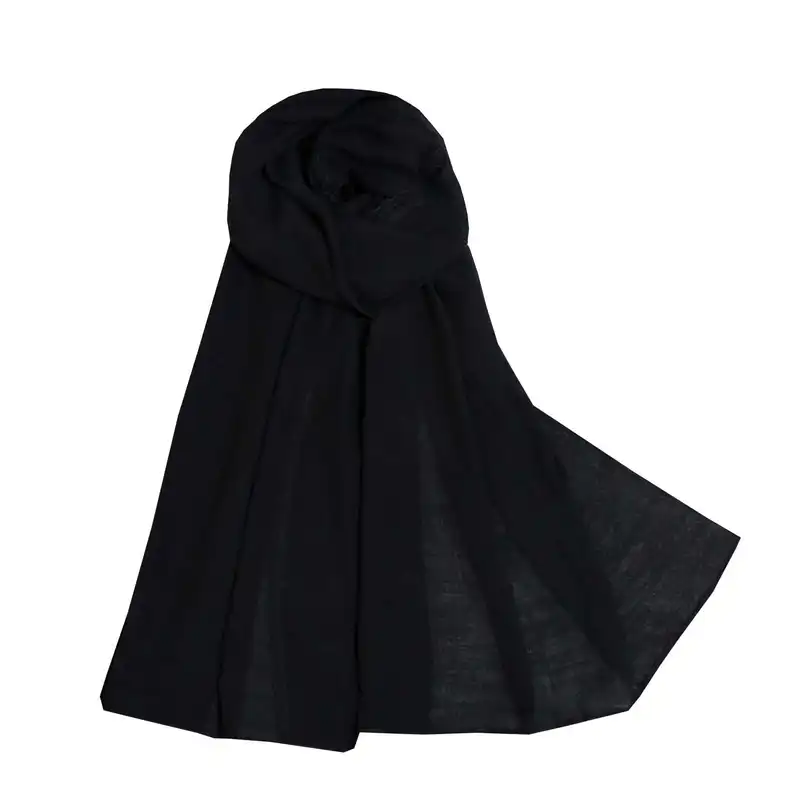 شال زنانه مدل نخی ساده وال اسلپ جدید دور دانتل کد 9030