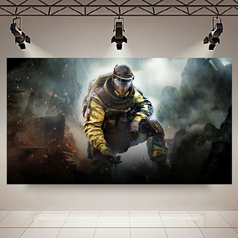 تابلو شاسی طرح Game مدل Rainbow six siege( Lion ) کد AR2680