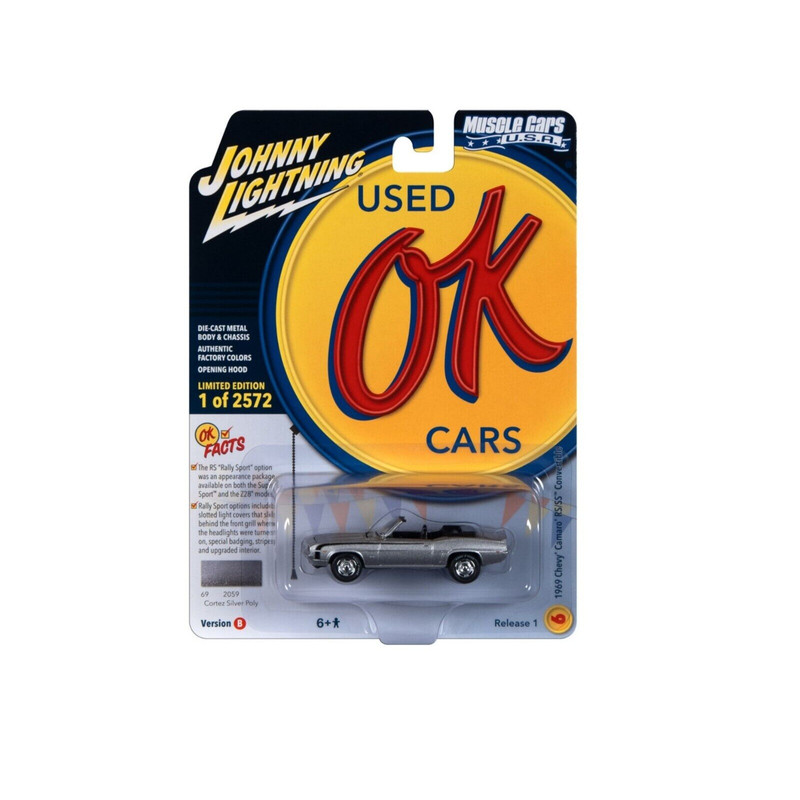 ماکت ماشین مدل Chevrolet Camaro RS/SS Convertible 1969 JOHNNY LIGHTNING