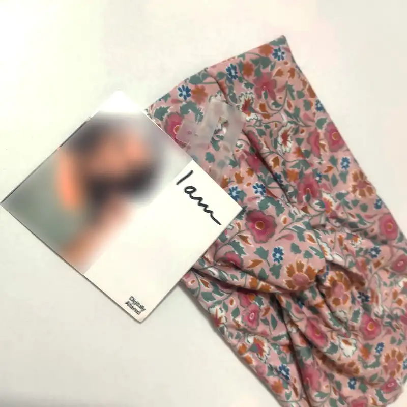 هدبند زنانه آی ام مدل گره ای گلدار