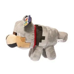 عروسک یانیک مدل گرگ ماینکرافت ارتفاع 40 سانتی متر