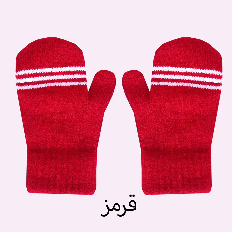 دستکش بافتنی پسرانه مدل ساسان